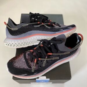 Adidas Black and Red Athletic Shoes